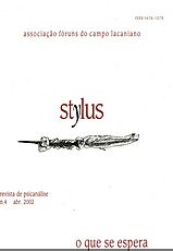 Stylus 32 by Escola de Psicanálise dos Fóruns do Campo Lacaniano - Issuu